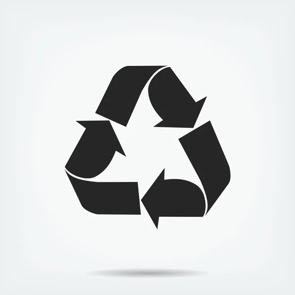 Recycle teken pictogram — Stockvector