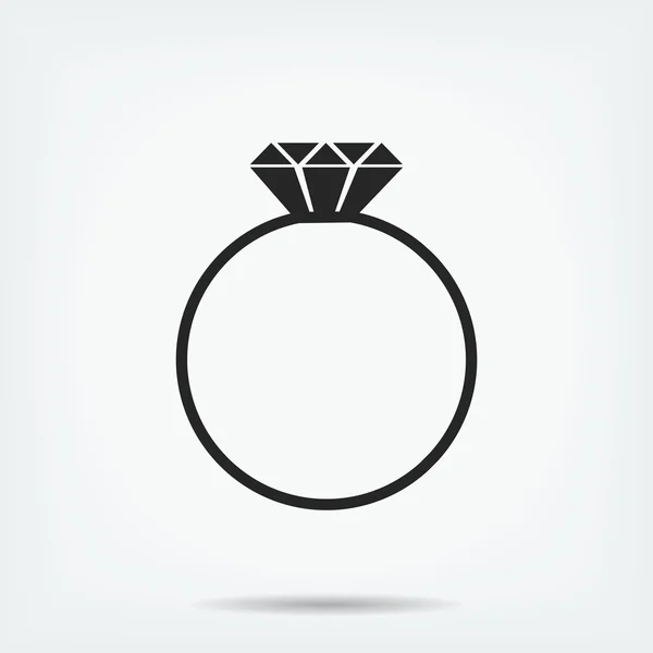 Ring vektor icon — Stock vektor