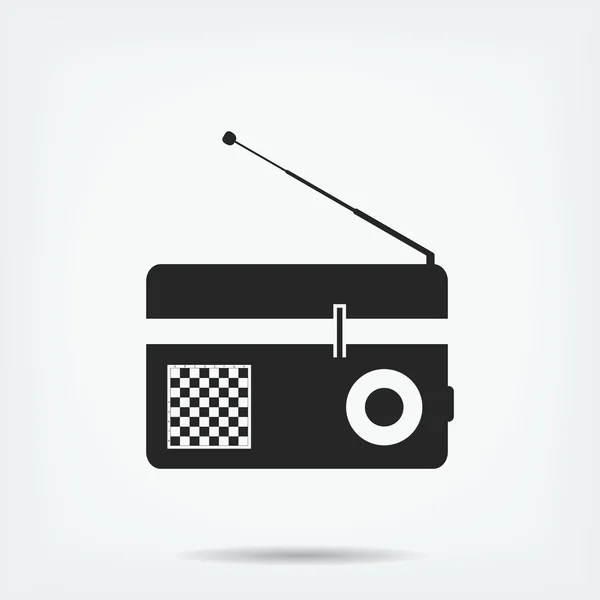 Icono de vector de radio — Vector de stock