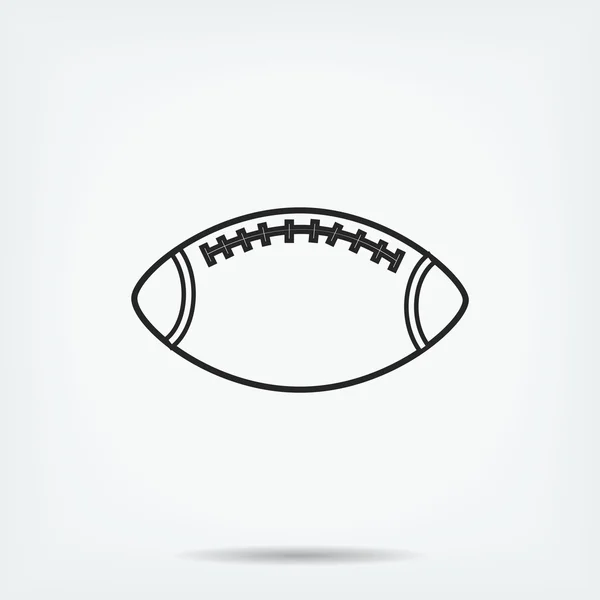 Rugby Ball icon — Stock Vector