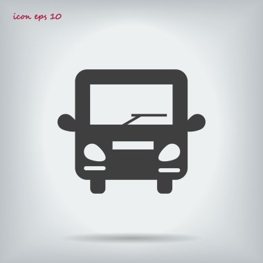 otobüs vektör simgesi