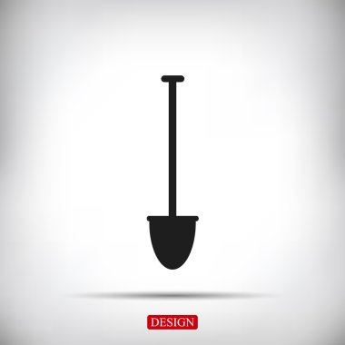 kürek vektör simgesi