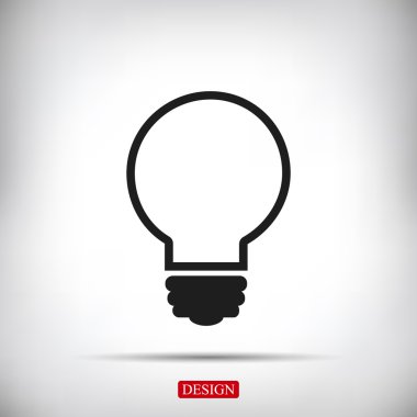 ampul vektör simgesi