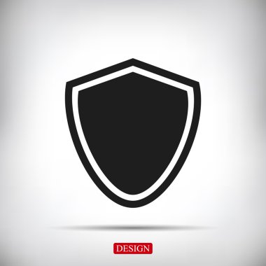 Kalkan Vektör Simgesi