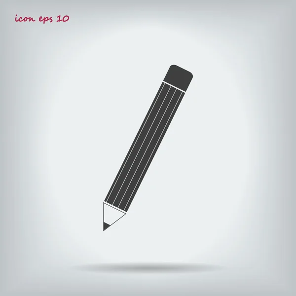 シンプルな鉛筆のアイコン — ストックベクタ
