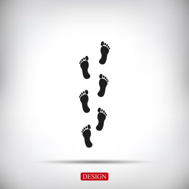  adımları vektör simgesi