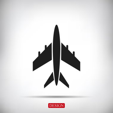 uçak vektör simgesi
