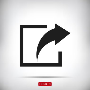 vektör simge paylaşın