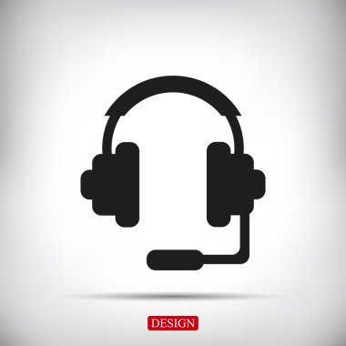 Kulaklık vektör simgesi