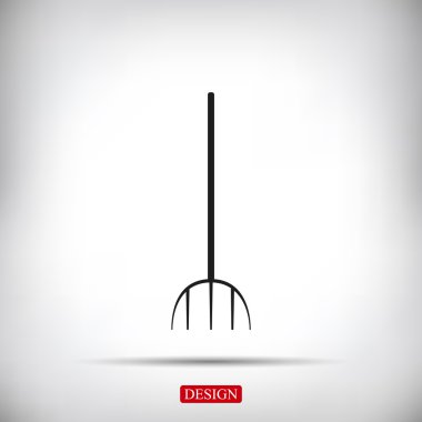 Bahçe çatal simgesi