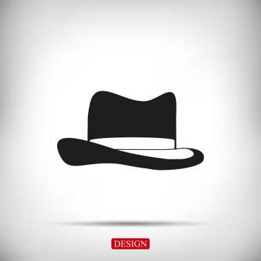 şapka vektör simgesi