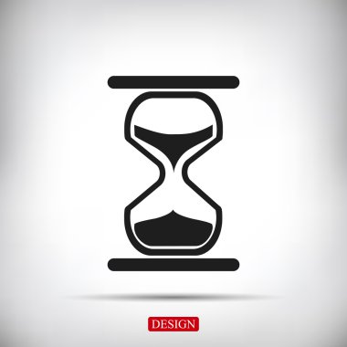 Kum Saati vektör simgesi