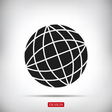 dünya vektör simgesi