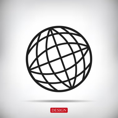Dünya Vektör Simgesi