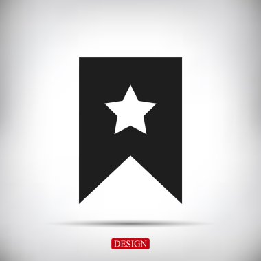 Yıldız simgesi, düz ekibimizi 