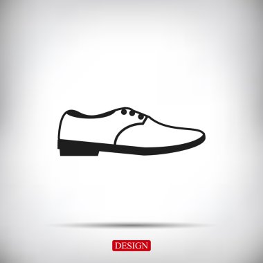 Ayakkabı simge vektör