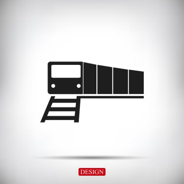 Tren vektör simgesi