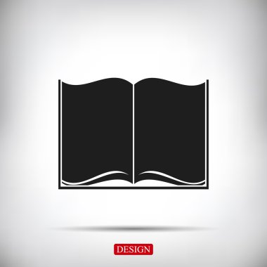 Kitap vektörü simgesi