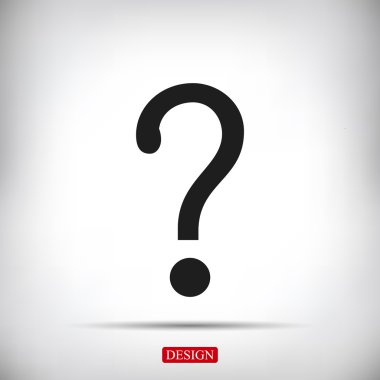 Soru işareti simgesi simgesi