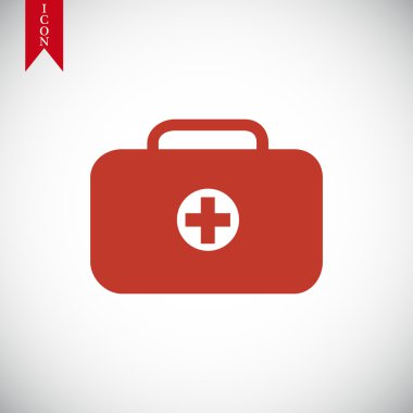 ilk yardım çantası simgesini