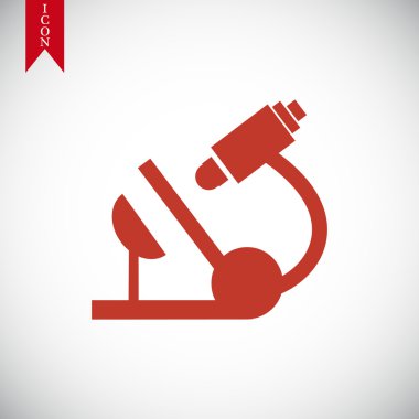 Laboratuvar mikroskobu simgesi