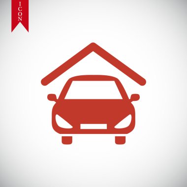 Araba vektör simgesi 