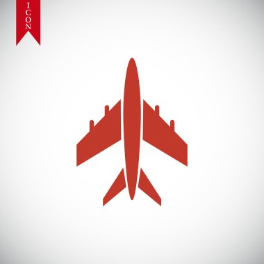 uçak vektör simgesi