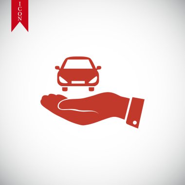 Ekibimizi elinde araba simgesinin