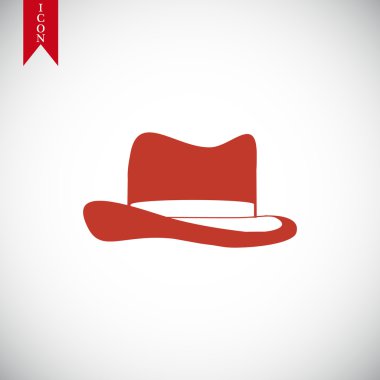 şapka vektör simgesi