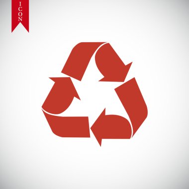 geri dönüşüm işareti simgesi