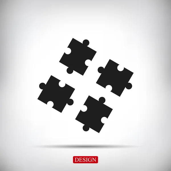 Puzzle-Vektor-Symbol — Stockvektor