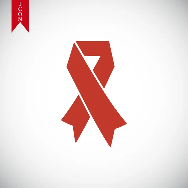 Icona del nastro AIDS — Vettoriale Stock