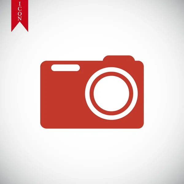 Foto camera pictogram — Stockvector