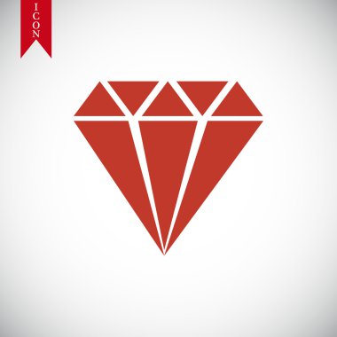 Elmas vektör simgesi