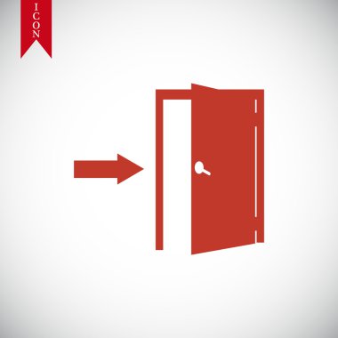 ok ve kapı simgeler