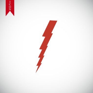 Şimşek Vektörü Simgesi