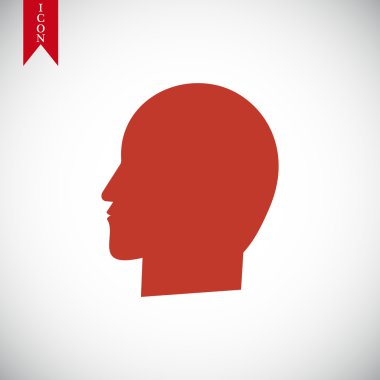 Kafa vektör simgesi