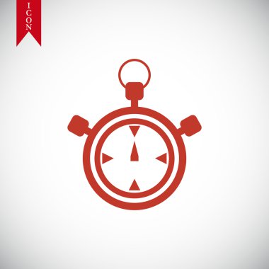 Stopwatch vektör simgesi