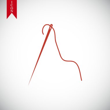 iğne vektör simgesi