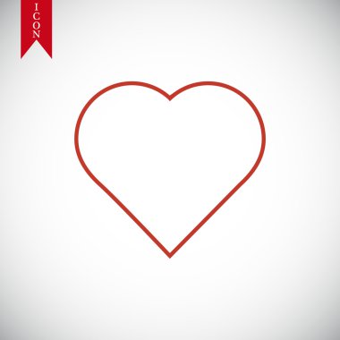 Kalp Vektörü Simgesi