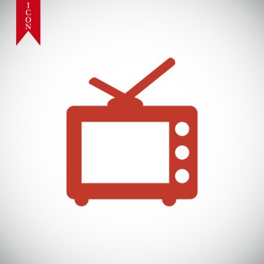 televizyon vektör simgesi