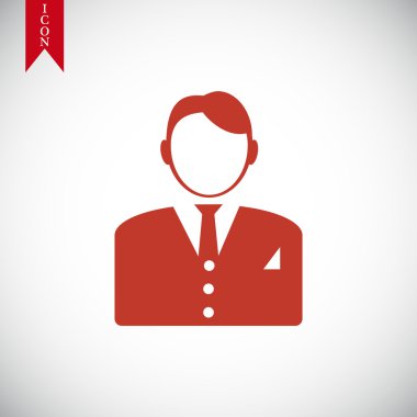 işadamı vektör simgesi