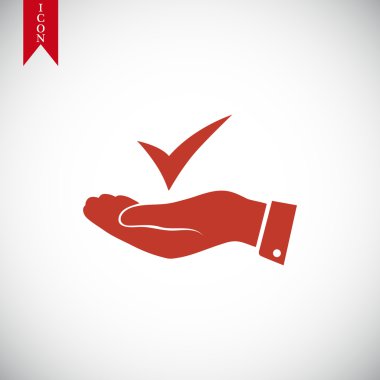 vektör simge onaylamak