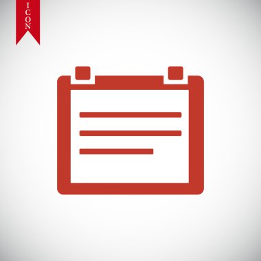 Takvim vektörü simgesi