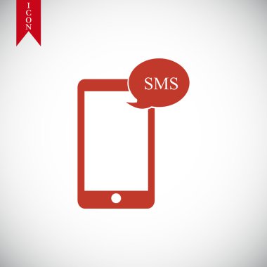 Cep telefonu sms simgesi