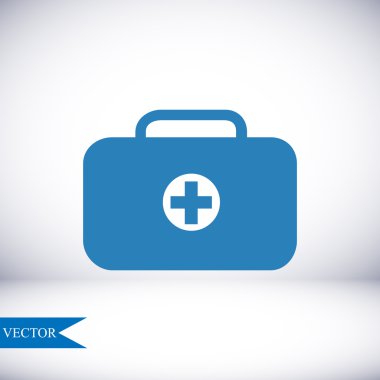 ilk yardım çantası simgesini