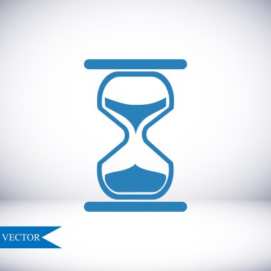 Kum Saati vektör simgesi