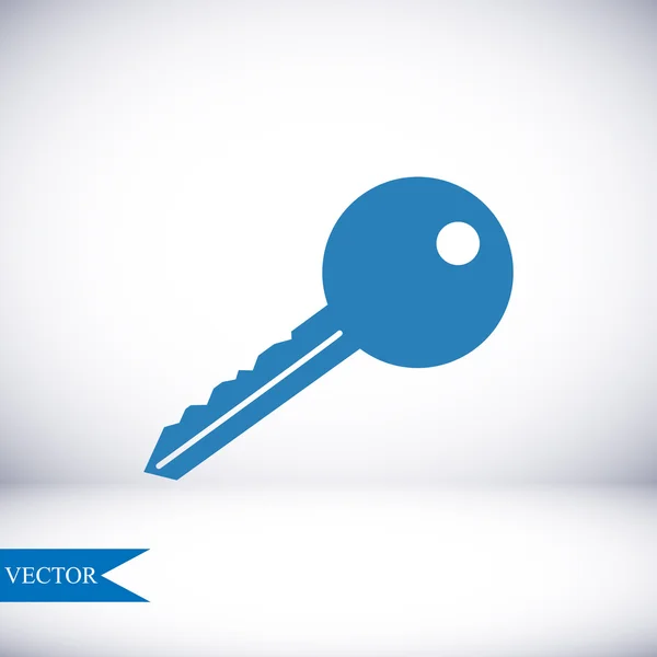 Icono clave vector — Vector de stock