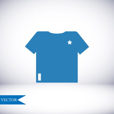 t-shirt vektör simgesi