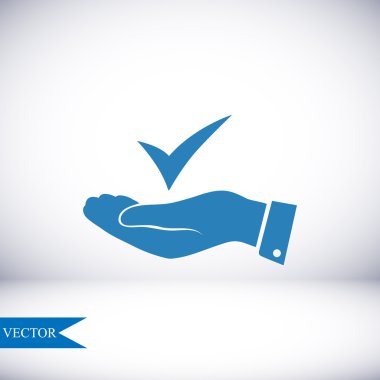 vektör simge onaylamak